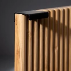 Rökstorp Sideboard With Bamboo Style Doors In Black -Furniture Store N NRokstorpdetail1