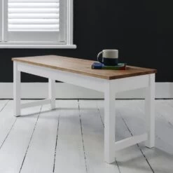 Furniture Store -Furniture Store annika dining table with 2 benches dining set in natural pine white p884 8950 image