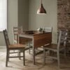 Annika Dropleaf Dining Table With 2 Chairs In Grey & Natural Pine 2 Annika Dropleaf Dining Table With 2 Chairs In Grey & Natural Pine -Furniture Store annika dropleaf dining table with 2 chairs in grey natural pine p956 6208 image