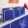 Bed Tidy In Brilliant Blue Design With Pockets Bed Organiser -Furniture Store bed tidy in brilliant blue design with pockets bed organiser p17 6402 image