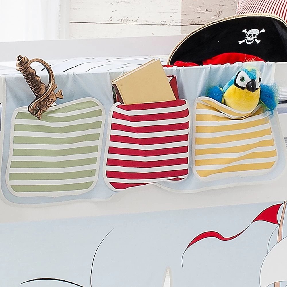 Bed Tidy In Pirate Pete Design With Pockets Bed Organiser 3 Bed Tidy In Pirate Pete Design With Pockets Bed Organiser