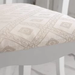 Camille Dressing Table And Stool In Classic White -Furniture Store camille dressing table and stool in classic white p851 5548 image