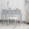 Camille Dressing Table And Stool In Silk Grey 1 Camille Dressing Table And Stool In Silk Grey -Furniture Store camille dressing table and stool in silk grey p920 5937 image
