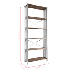 Canterbury 6 Shelf Bookshelves Shelving Unit -Furniture Store canterbury 6 shelf bookshelves shelving unit p860 12654 image