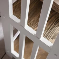 Canterbury Bookshelf With 3 Shelves In Dark Pine And White -Furniture Store canterbury bookshelf with 3 shelves in dark pine and white p861 5615 image