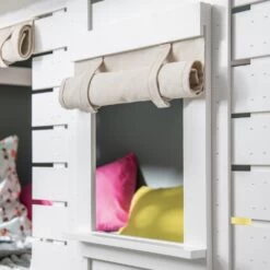 Christopher Treehouse Midsleeper Bed With Slide & Underbed In Natural Pine -Furniture Store christopher treehouse midsleeper bed with slide underbed in natural pine p1105 11923 image