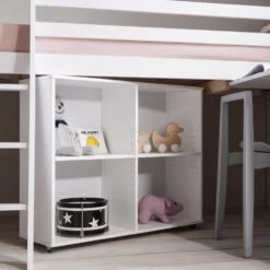 Cube Shelving Unit For Cabin Bed In Silk Grey -Furniture Store cube shelving unit for cabin bed p888 9547 image
