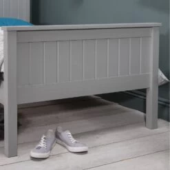 Dorchester Single Pine Bed In Silk Grey -Furniture Store dorchester single pine bed in silk grey p945 8138 image