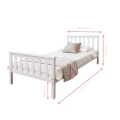 Dorset Single Bed In Classic Grey -Furniture Store dorset single bed in grey p716 11980 image