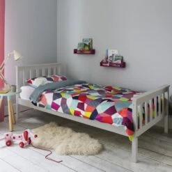 Dorset Single Bed In Classic Grey