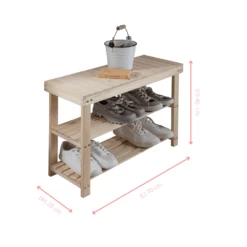 Einar Pine Shoe Rack Small In Natural Pine 11 Einar Pine Shoe Rack Small In Natural Pine -Furniture Store einar pine shoe rack in natural pine small p1191 12508 image