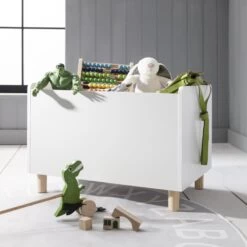 Erik Toy Storage Box In Classic White And Natural Pine -Furniture Store erik toy storage box in classic white and natural pine p1088 13230 image