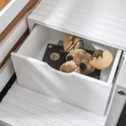 Freddie Triple Bunk Bed With Built In Storage In Classic White 14 Freddie Triple Bunk Bed With Built In Storage In Classic White -Furniture Store freddie triple bunk bed with built in storage in classic white p1128 7983 image