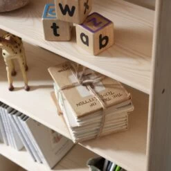 Haas Bookshelf 6 Shelf Bookcase In Natural Pine -Furniture Store haas bookshelf 6 shelf bookcase in natural pine p1140 7273 image