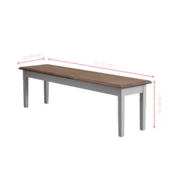 Haugesund Dining Set 140cm Table With 2 Chairs & 2 Benches In White And Dark Pine 23 Haugesund Dining Set 140cm Table With 2 Chairs & 2 Benches In White And Dark Pine -Furniture Store haugesund dining set 140cm table with 2 chairs 2 benches in white and dark pine p1249 13169 image