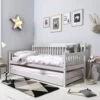 Isabella Day Bed With Pull Out Trundle In Classic White -Furniture Store isabella day bed with pull out trundle in classic white p315 6227 image