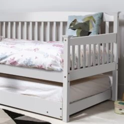 Isabella Day Bed With Pull Out Trundle In Classic White -Furniture Store isabella day bed with pull out trundle in classic white p315 8052 image