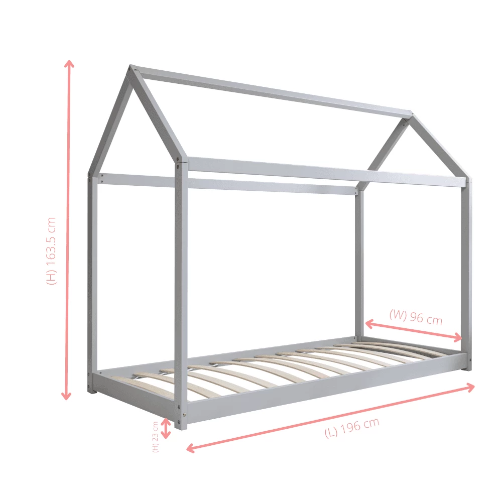 Kara Single 4 Poster Bed Frame In Natural Pine 7 Kara Single 4 Poster Bed Frame In Natural Pine - Image 5