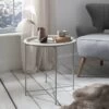 Modern Mink Metal Side Table -Furniture Store modern mink metal side table p1190 8733 image
