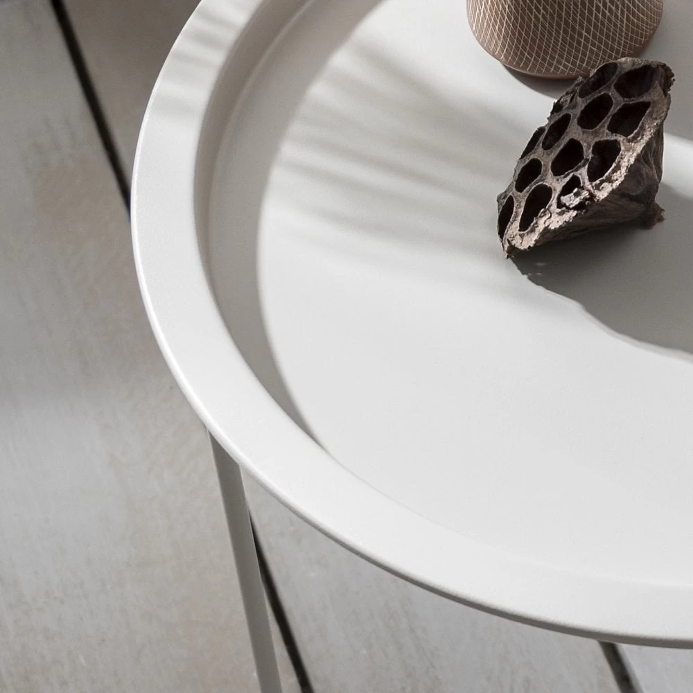 Modern Mink Metal Side Table 6 Modern Mink Metal Side Table - Image 4