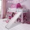 Moro Cabin Bed Midsleeper With Slide & Hello Kitty Package In Classic White -Furniture Store moro cabin bed midsleeper with slide hello kitty package p72 10130 image c8f71553 b4f8 49ea a2a1 eb14005e7d25