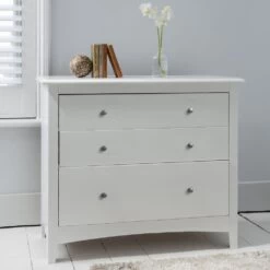 Moro Chest Of Drawers 3 Drawer In Classic White