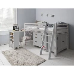 Moro Chest Of Drawers 3 Drawer In Silk Grey