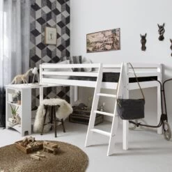 Moro Pullout Desk With Built In Bookshelf In Classic White 11 Moro Pullout Desk With Built In Bookshelf In Classic White -Furniture Store moro pullout desk with built in bookshelf in classic white p321 10274 image