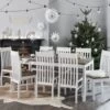 Nordic Dining Table With 6 Chairs In Classic White And Pine 2 Nordic Dining Table With 6 Chairs In Classic White And Pine -Furniture Store nordic dining table with 6 chairs in classic white and pine p726 6369 image