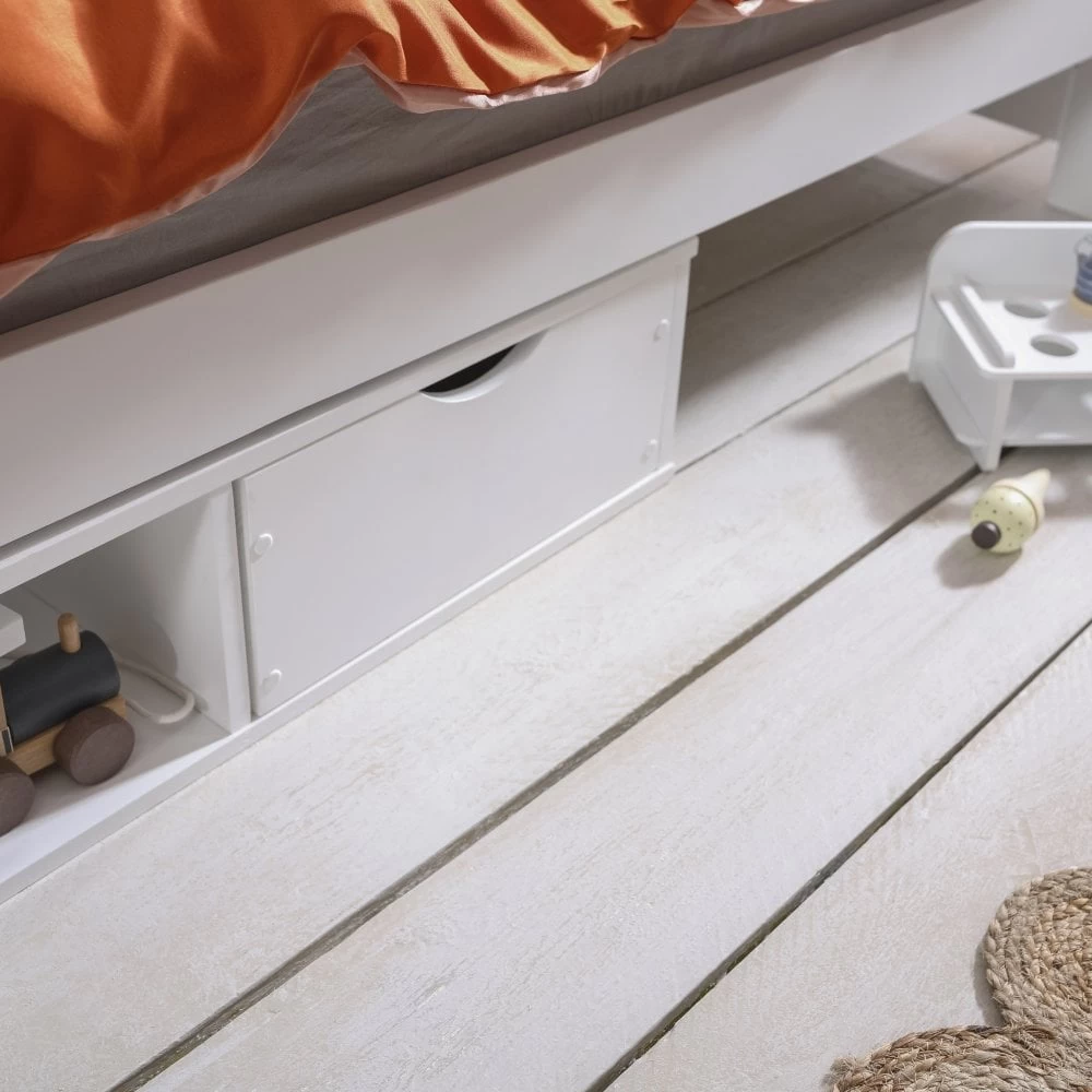 Hove Day Bed With Oda Drawers In White 8 Hove Day Bed With Oda Drawers In White - Image 6