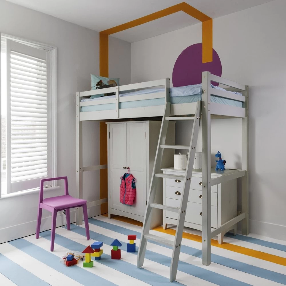 Odin High Sleeper In Silk Grey 3 Odin High Sleeper In Silk Grey