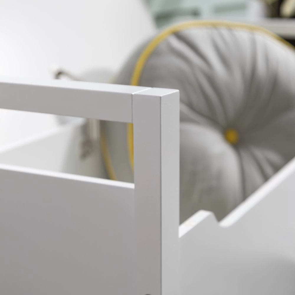 Olsen Storage Bench With Cushion In Classic White 7 Olsen Storage Bench With Cushion In Classic White - Image 5