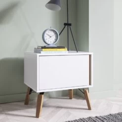 Otto Bedside Table In Classic White -Furniture Store otto bedside table in classic white p1046 12344 image