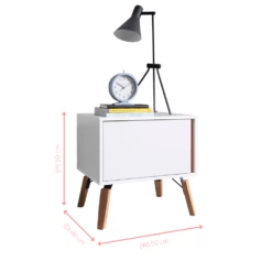 Otto Bedside Table In Classic White -Furniture Store otto bedside table in classic white p1046 12345 image