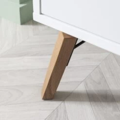 Otto Bedside Table In Classic White -Furniture Store otto bedside table in classic white p1046 8401 image