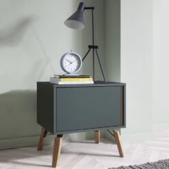 Otto Bedside Table In Grey -Furniture Store otto bedside table in grey p1122 12346 image