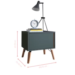 Otto Bedside Table In Grey -Furniture Store otto bedside table in grey p1122 12347 image