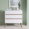 Otto Chest Of Drawers Wide 3 Drawer In Classic White -Furniture Store otto chest of drawers wide 3 drawer in classic white p1049 6778 image