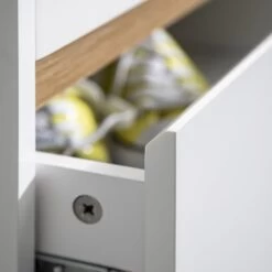 Otto Chest Of Drawers Wide 3 Drawer In Classic White -Furniture Store otto chest of drawers wide 3 drawer in classic white p1049 8400 image