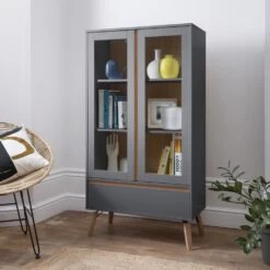 Otto Display Cabinet Dresser In Grey And Natural Pine 16 Otto Display Cabinet Dresser In Grey And Natural Pine -Furniture Store otto display cabinet dresser in grey and natural pine p1227 12377 image