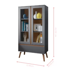 Otto Display Cabinet Dresser In Grey And Natural Pine 17 Otto Display Cabinet Dresser In Grey And Natural Pine -Furniture Store otto display cabinet dresser in grey and natural pine p1227 12378 image