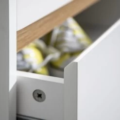 Otto Oversize Side Table Chest 2 Drawer & Storage In Classic White -Furniture Store otto oversize side table chest 2 drawer storage in classic white p1211 9921 image