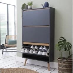 Otto Shoe Storage Unit In Grey