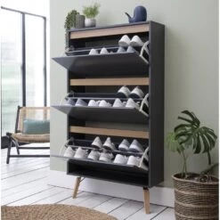 Otto Shoe Storage Unit In Grey -Furniture Store otto shoe storage unit in grey p1229 11768 image