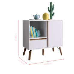 Otto Sideboard Small With Drawer In Classic White 15 Otto Sideboard Small With Drawer In Classic White -Furniture Store otto sideboard small with drawer in classic white p1051 12366 image