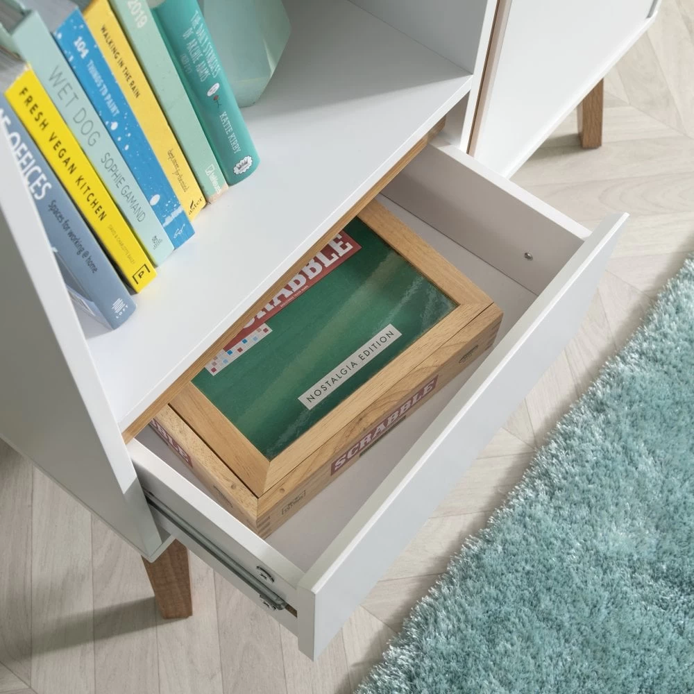 Otto Sideboard Small With Drawer In Classic White 4 Otto Sideboard Small With Drawer In Classic White - Image 2