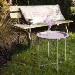 Outdoor Bistro Garden Tray Table In Blush Pink -Furniture Store outdoor bistro garden tray table p1245 12556 image 0acaf302 c2a4 453d 85c2 bab3bc91ed9f