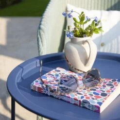 Outdoor Bistro Garden Tray Table In Dark Blue -Furniture Store outdoor bistro garden tray table p1245 12570 image 1279b0a0 7d81 4cf4 b5df d67fd453e625