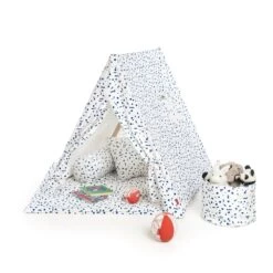 Playtent With Blue Stickers Design