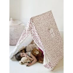 Playtent With Fuschia Hearts Design